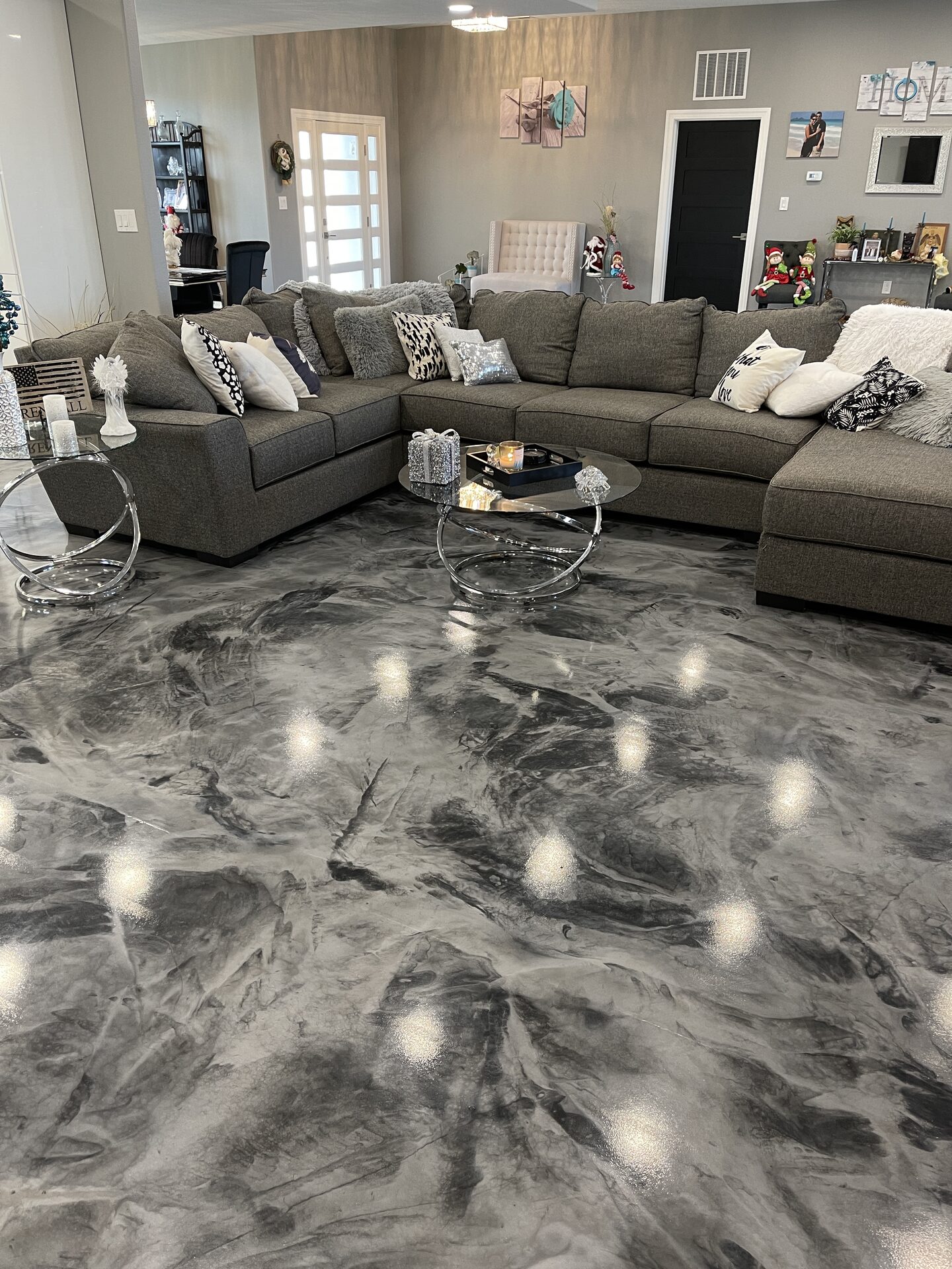 Metallic Epoxy Floors project 5 — 360 Surfaces Vancouver WA